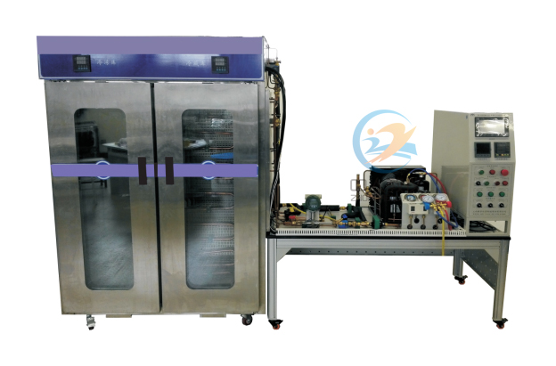 现代制冷装调技术综合实训考核设备,双温冷柜实训考核模块