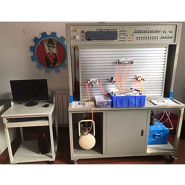 透明液压与气动plc控制综合实训装置,电机维修实验台