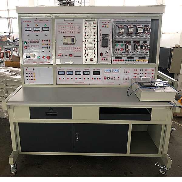 PLC、变频器、触摸屏综合实验台(图1) PLC、变频器、触摸屏综合实验台,冲压机模实验台