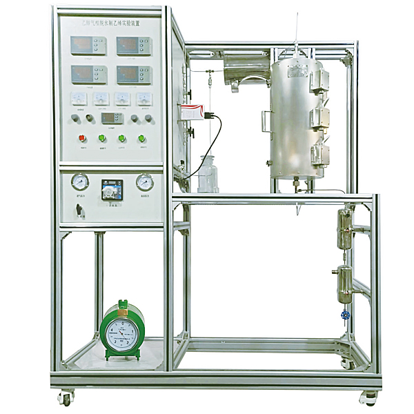 乙醇气相脱水制乙烯实验装置,乙醇气相脱水实训台