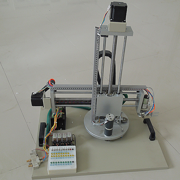 机械手PLC控制模型实验台,液压气动综合实训装置