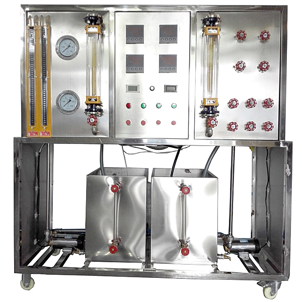 换热器综合实验台,多种换热器性能测试实训装置