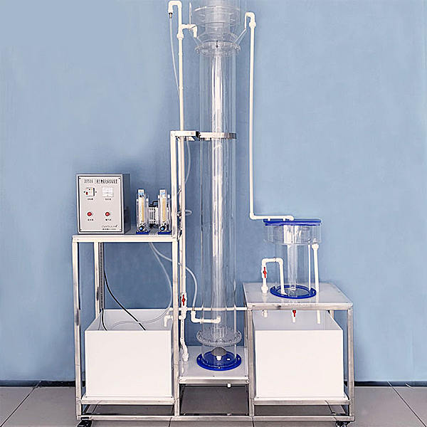 三相生物流化床实验装置,气、液、固流化床实训台