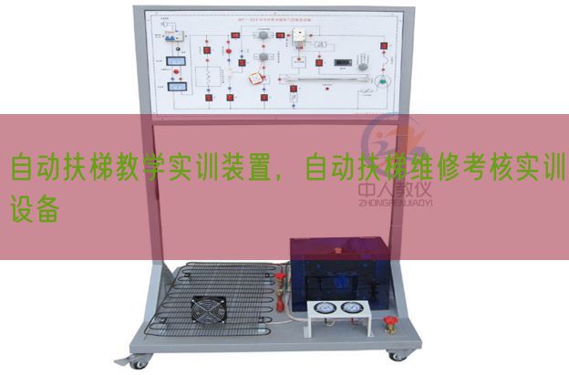 自动扶梯教学实训装置，自动扶梯维修考核实训设备(图1)