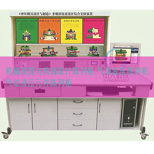 机械原理与机械设计陈列柜,气动液压陈列柜,气动液压元件陈列柜(图1)