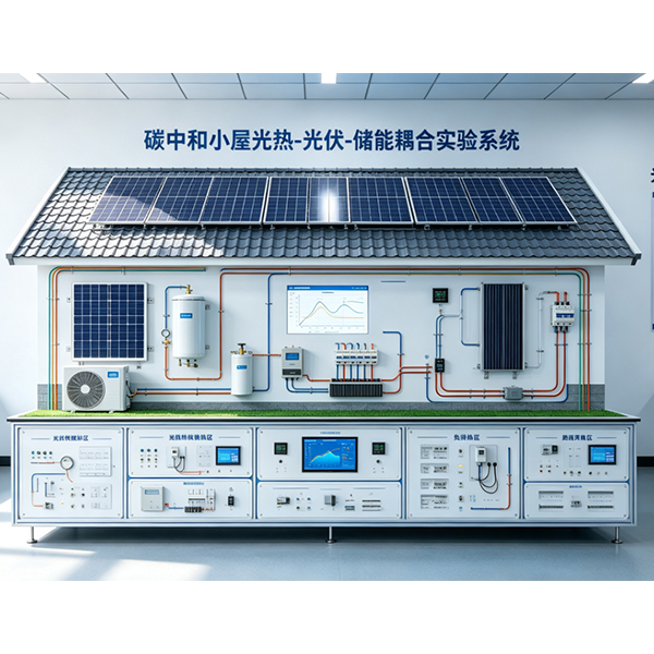 碳中和小屋光热-光伏-储能耦合实验系统,新能源储能实训平台