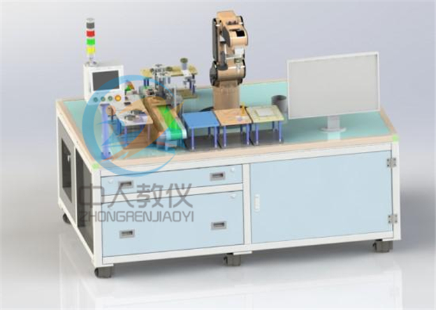 机器人与智能视觉实验装置,机器人综合实训装置,机器人实训4